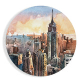 New York Glass Wall Art.